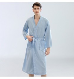 Hotel Bathrobe Thin Yukata Absorbent Sweat Steaming Pajamas Men's and Women's Home Service Couples Nightgown Sleeprobe $41.00...