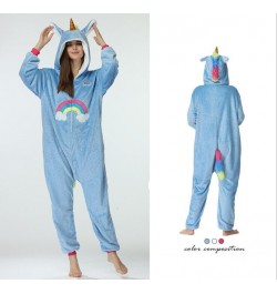 Kigurumi Adults Unicorn Onesies Cat Pajamas Jumpsuit Homewear Halloween Party Koala Pink Pig Bear Panda Cosplay Costume $48.5...