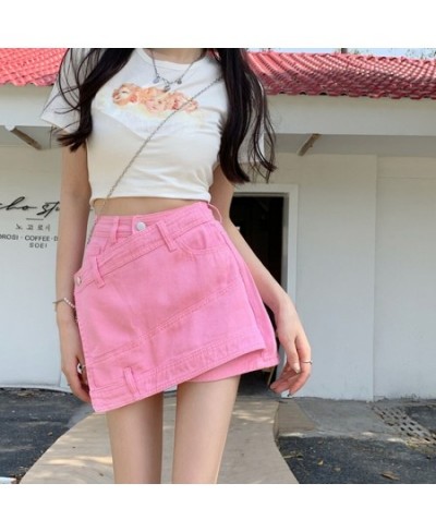 Shorts Women Solid Fashionable Skinny Summer High Waist Culottes Feminino Denim Casual All-match Korean Style Popular Shorts ...