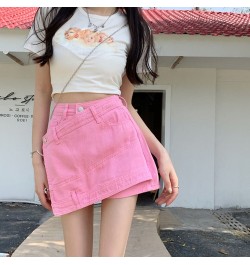 Shorts Women Solid Fashionable Skinny Summer High Waist Culottes Feminino Denim Casual All-match Korean Style Popular Shorts ...