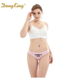 Fashion Women Sexy Seamless Thong Underwear DADDY'S GIRL Print Funny Women T Panties G String Sexy Low Waist $22.94 - Underwear