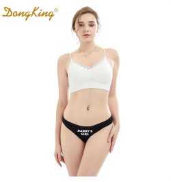 Fashion Women Sexy Seamless Thong Underwear DADDY'S GIRL Print Funny Women T Panties G String Sexy Low Waist $22.94 - Underwear