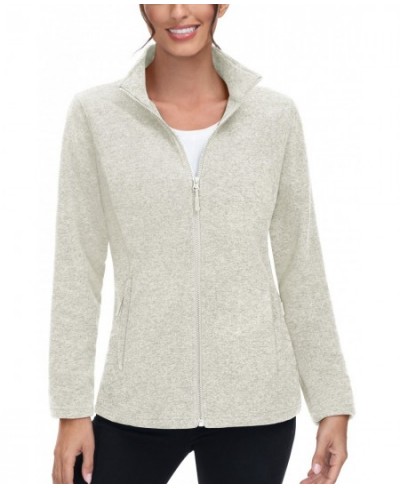 Spring/Autumn Lightweight Fleece Jackets Womens Sports Warm Sweatshirts Thermal Casual Turtleneck Sweater Coats Tops $45.00 -...