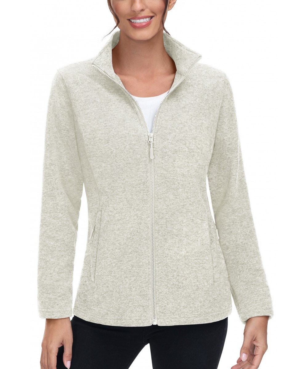 Spring/Autumn Lightweight Fleece Jackets Womens Sports Warm Sweatshirts Thermal Casual Turtleneck Sweater Coats Tops $45.00 -...