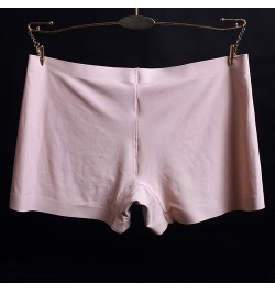 Summer new style ice silk ladies breathable four-corner boxer shorts solid color cotton file anti-empty safety pants women $1...