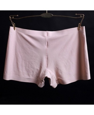 Summer new style ice silk ladies breathable four-corner boxer shorts solid color cotton file anti-empty safety pants women $1...