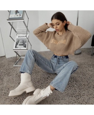 New Baggy High Street Jeans Women Vintage Boyfriend Blue Denim Pants 2022 Wide Leg Straight Jeans Korean $52.81 - Bottoms