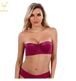 Women's Bra Half Cup Sexy Strapless Bra C Cup Underwear Female Silicone High Quality Ladies Underwire $25.65 - Underwear