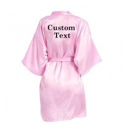 Wedding Bride Team Flower Print Custom Name Bridal Party Robes Bridesmaid Robes gift $31.59 - Sleepwears