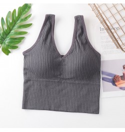 Korean Style Sexy Push up Sports Beautiful Back Underwired Bra Anti-Slip Bra Women's Seamless Base Ride Chest Wrap $19.84 - U...