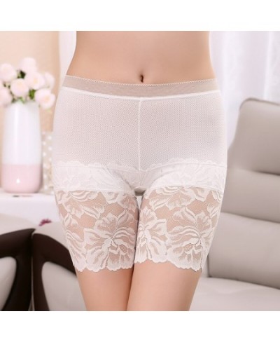 Seamless high waist Shorts Under Skirt Plus Size Sexy Lace Anti Chafing Thigh Safety Short Pants Women Underwear $17.82 - Und...