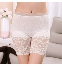 Seamless high waist Shorts Under Skirt Plus Size Sexy Lace Anti Chafing Thigh Safety Short Pants Women Underwear $17.82 - Und...