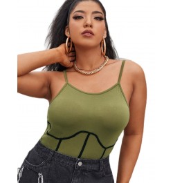 Plus Size Sleeveless Summer Chic Blouse Women Casual Basic Spaghetti Cami Tank Top Female Large Size Strappy Shirt 4XL 5XL 6X...