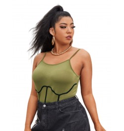 Plus Size Sleeveless Summer Chic Blouse Women Casual Basic Spaghetti Cami Tank Top Female Large Size Strappy Shirt 4XL 5XL 6X...