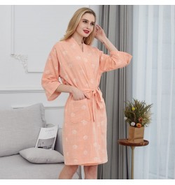 Summer 100% Cotton Nightgown Sexy Bath Robe Women's Sleepwear Double deck Gauze Sleepshirts Female Home Bathrobe $52.38 - Sle...