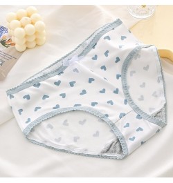 Middle Waist Breathable Underwear Women's Japanese Cute Sweet Printed Girl Student Triangle Shorts $12.07 - Underwear