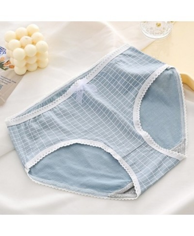 Middle Waist Breathable Underwear Women's Japanese Cute Sweet Printed Girl Student Triangle Shorts $12.07 - Underwear