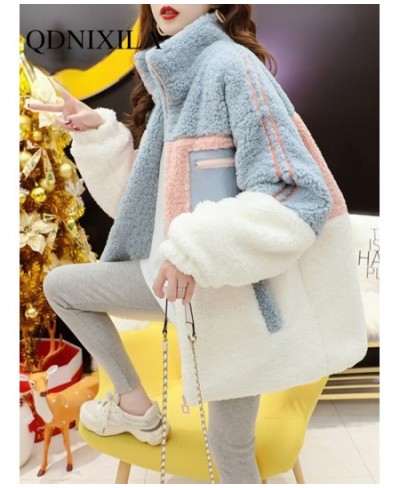 Lamb Wool Coat Women's Korean Version Loose New Autumn and Winter Fashion Thickened Hairy Cardigan Top Women Faux Fur Coat Co...