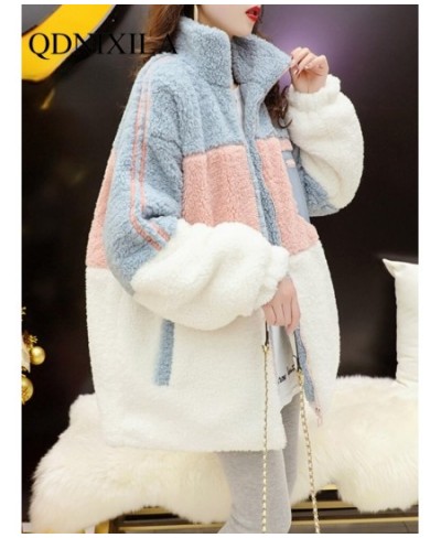 Lamb Wool Coat Women's Korean Version Loose New Autumn and Winter Fashion Thickened Hairy Cardigan Top Women Faux Fur Coat Co...