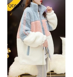 Lamb Wool Coat Women's Korean Version Loose New Autumn and Winter Fashion Thickened Hairy Cardigan Top Women Faux Fur Coat Co...