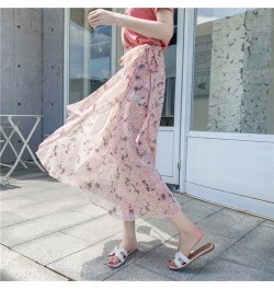 One Piece Wrapping Skirt For Womens Korean Summer Vacation Seaside Beach Skirt Broken Flower Women Clothing Mid-Skirt 195 $31...