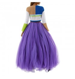 Women Princess Bubble Skirt Girls Solid Color Mesh Long Overskirt Performance Photography Clothing Tie Up Waist Half Skirt $5...