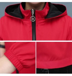 Double-Sided Windbreaker Women Autumn Coat 2023 New Spring Autumn Korean Loose Female Casual Top Hooded Trench Coat Outerwear...