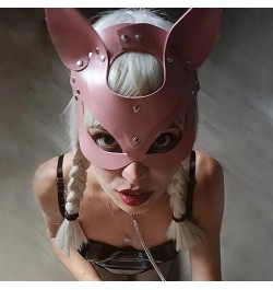 Bdsm Mask Sexy Bondage Adult Game Couples Women Leather Harness Cat Mask Fetish Costumes Party Halloween Cosplay Toys Face $1...