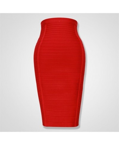 4 colors Top Quality Girl Sexy Bodycon Knee Length Back Zipper Bandage Skirt Women Tight Club Pary Fashion Skirt $40.89 - Skirts