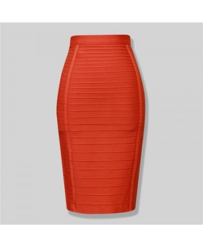 4 colors Top Quality Girl Sexy Bodycon Knee Length Back Zipper Bandage Skirt Women Tight Club Pary Fashion Skirt $40.89 - Skirts