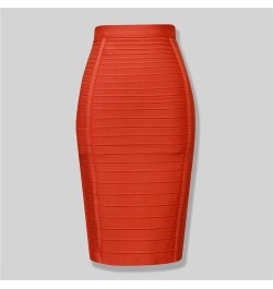 4 colors Top Quality Girl Sexy Bodycon Knee Length Back Zipper Bandage Skirt Women Tight Club Pary Fashion Skirt $40.89 - Skirts