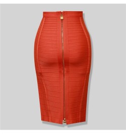 4 colors Top Quality Girl Sexy Bodycon Knee Length Back Zipper Bandage Skirt Women Tight Club Pary Fashion Skirt $40.89 - Skirts