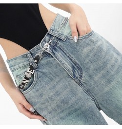 Women Vintage Streetwear Baggy Korean Jeans High Waiste Oversize Wide Leg Pants Grunge Denim Trousers Alt Clothes $109.37 - J...