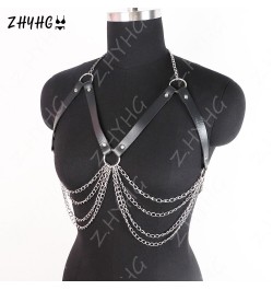 Sex Leather Harness Body Belt Sexy Women Bdsm Accessories Lingerie Bondage Suspender Sexy Garters Erotic Party Strap Belt $22...