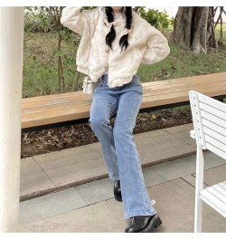 Back Lace Bandage High Waist Slim Flared Jeans Black Blue Skinny Stretchy Women Denim Pant Harajuku Boots Cut Trouser $43.44 ...