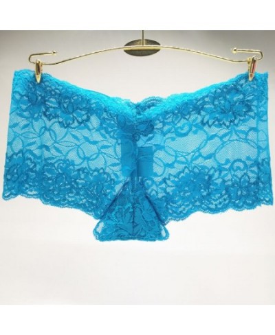 6 Pcs Sexy Women Boyshorts Panties Underwear Set Transparent Lace Boxer Shorts Female Intimates $21.93 - Underwear