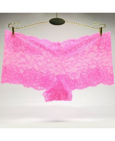 6 Pcs Sexy Women Boyshorts Panties Underwear Set Transparent Lace Boxer Shorts Female Intimates $21.93 - Underwear