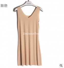 2023 women tank basic full slip tank underdress petticoat solid petticoat bodycon camisole women intimates spaghetti vest dre...