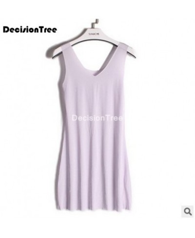 2023 women tank basic full slip tank underdress petticoat solid petticoat bodycon camisole women intimates spaghetti vest dre...