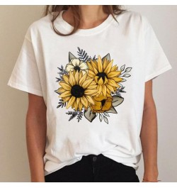 Tee Short Sleeve Plant 90s Trend Cute Ladies Summer Graphic T Shirt Print Clothing Clothes T-shirt Women Cartoon Female Top $...