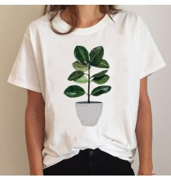 Tee Short Sleeve Plant 90s Trend Cute Ladies Summer Graphic T Shirt Print Clothing Clothes T-shirt Women Cartoon Female Top $...