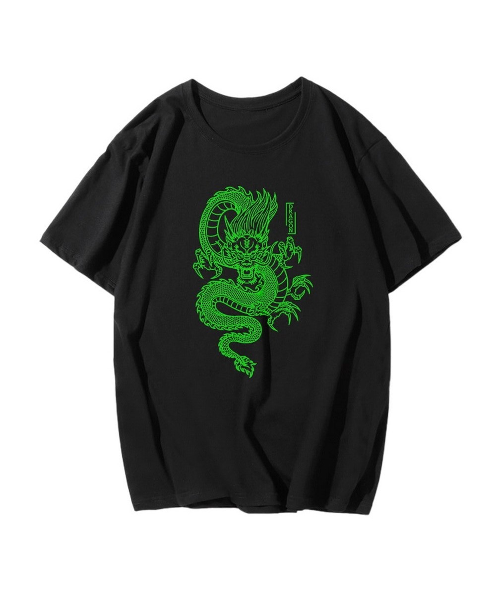 Tops Chinese Dragon T Shirts Women Harajuku Ropa Mujer Aesthetic Female T-shirts Korean funny Oversized tshirts women $20.02 ...