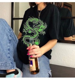 Tops Chinese Dragon T Shirts Women Harajuku Ropa Mujer Aesthetic Female T-shirts Korean funny Oversized tshirts women $20.02 ...