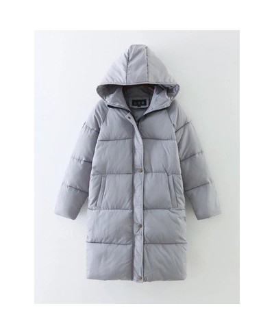 Hooded Ladies Coat Long Coats Parka Oversize Colour Jacket Mid-long Women Winter Thick Jacket Down Jacket Women Winter $72.62...