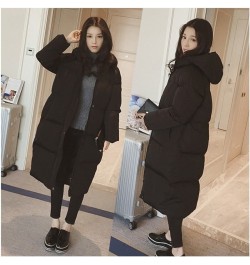 Hooded Ladies Coat Long Coats Parka Oversize Colour Jacket Mid-long Women Winter Thick Jacket Down Jacket Women Winter $72.62...