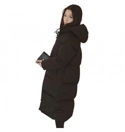 Hooded Ladies Coat Long Coats Parka Oversize Colour Jacket Mid-long Women Winter Thick Jacket Down Jacket Women Winter $72.62...