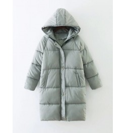 Hooded Ladies Coat Long Coats Parka Oversize Colour Jacket Mid-long Women Winter Thick Jacket Down Jacket Women Winter $72.62...