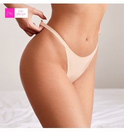 2 Pcs Ice Silk Women Panties Underwear Fitness Sports Seamless Cotton Female Lingerie Sexy T-back G-string Thong Woman $20.13...