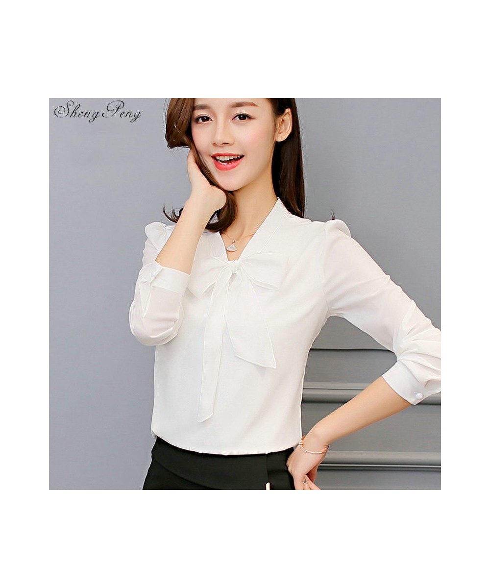 Long sleeve chiffon blouse womens tops and blouses shirt 2023 office lady shirt women tops blusas feminine blouse V1762 $24.9...