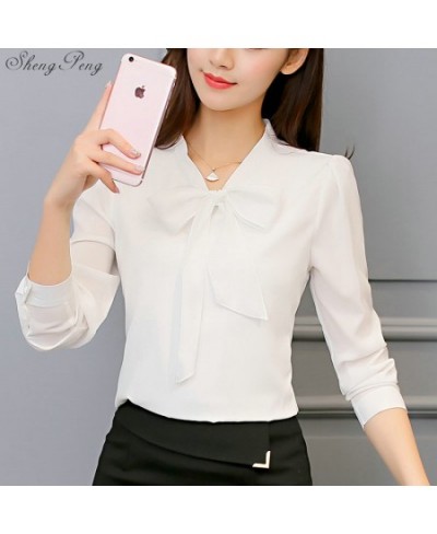 Long sleeve chiffon blouse womens tops and blouses shirt 2023 office lady shirt women tops blusas feminine blouse V1762 $24.9...